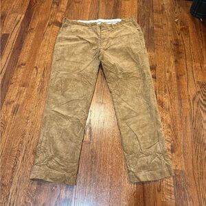 Polo Ralph Lauren Mens 38x32 Stretch Classic Fit Corduroy‎ Pants Brown Chinos